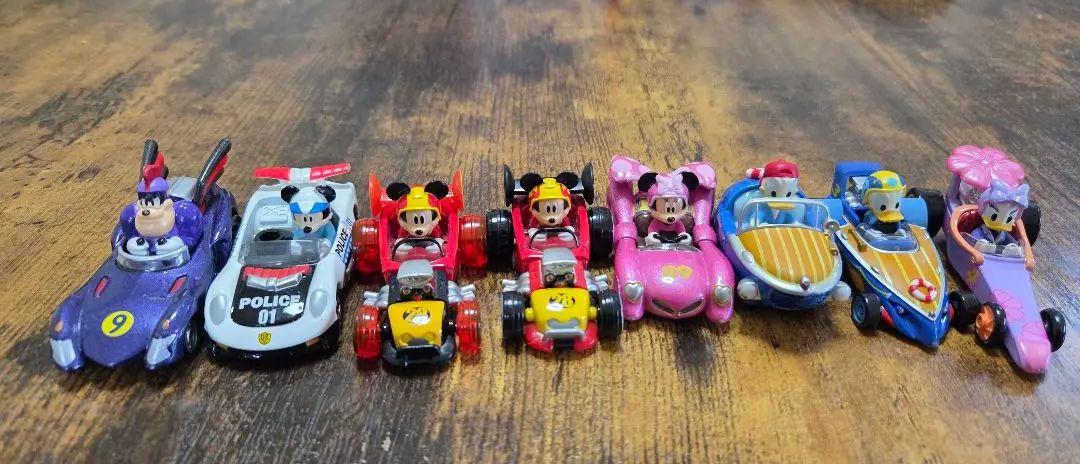 【絶版】ミッキーとロードレーサー　ミニカーセット ミッキー ミニー ドナルド