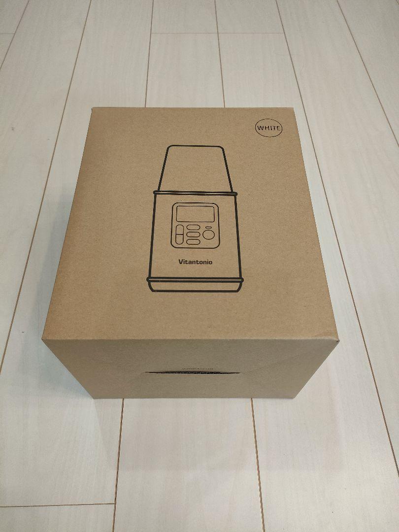 【新品・未使用】ビタントニオヨーグルトメーカーホワイトVYG-60-W