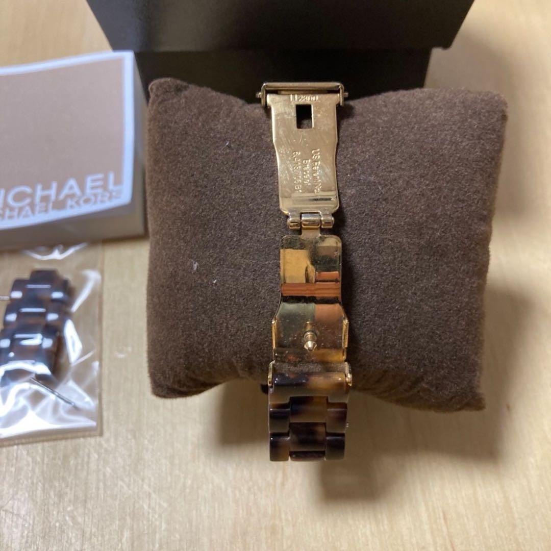 マイケルコース⭐︎Michael Kors レディース　時計 ブラウン　ベッコウ