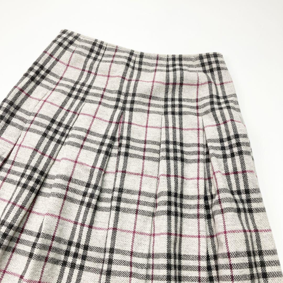 訳あり】バーバリー BURBERRY チェック柄スカート サイズ42