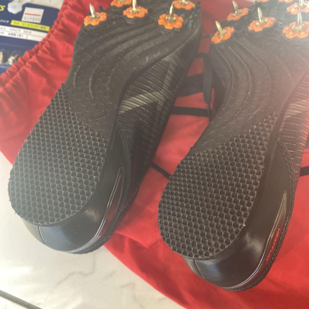asics スパイク　陸上　付属品あり　ほぼ未使用　アシックス