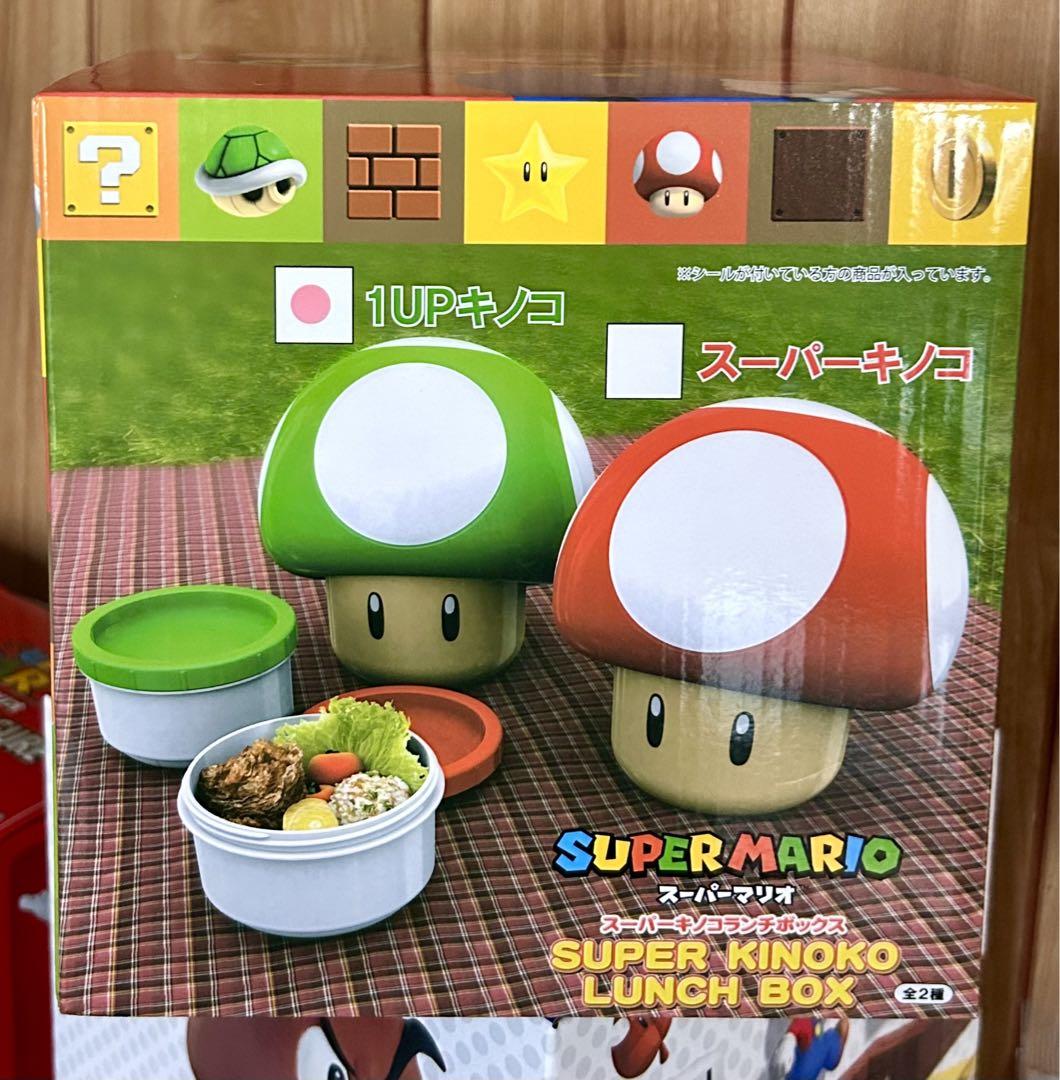 新品スーパーマリオフィギュア6個＋ランチBOX、にゃんこ大戦争にゃんこ城&ミタマ