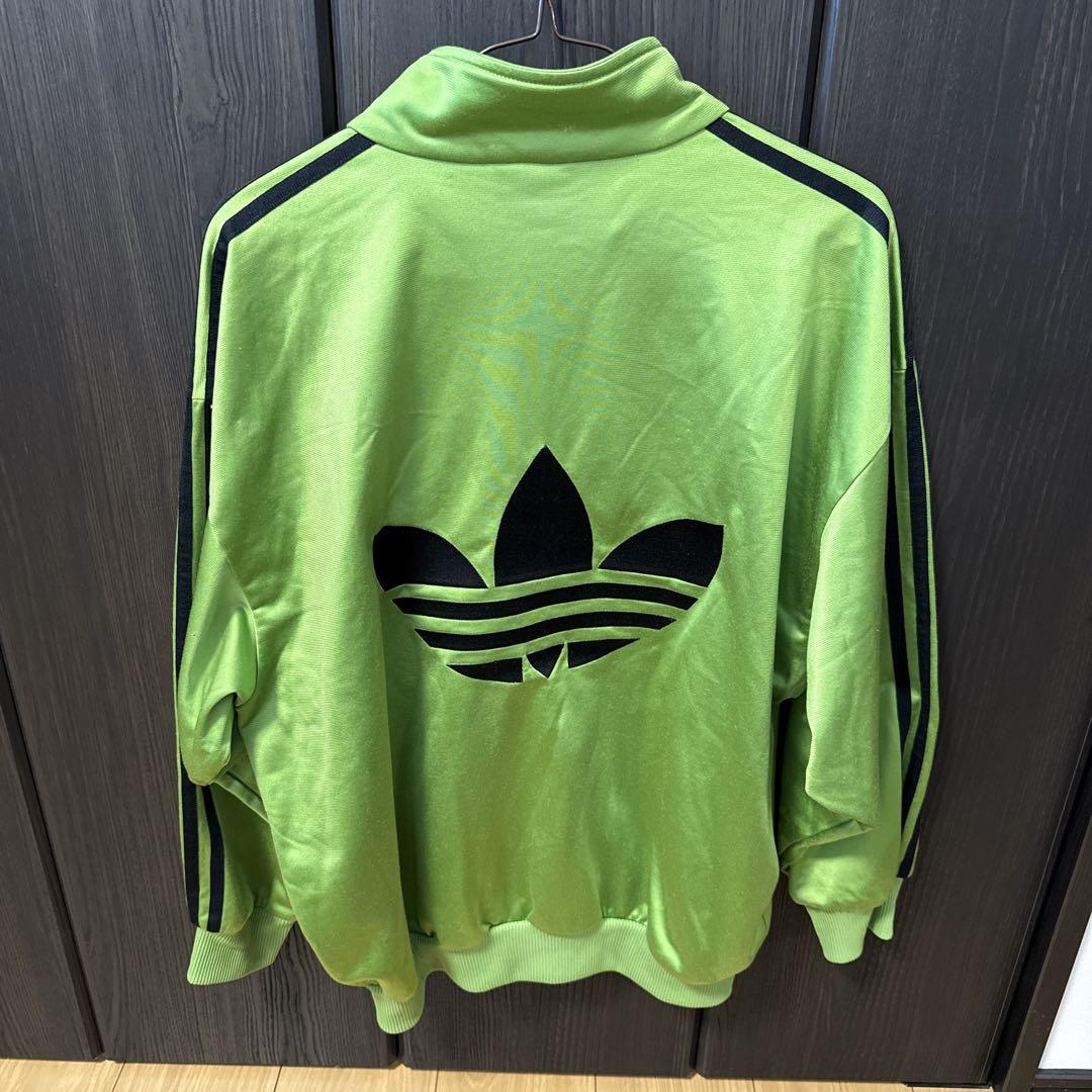 ヴィンテージadidas ライムグリーン ジャージ