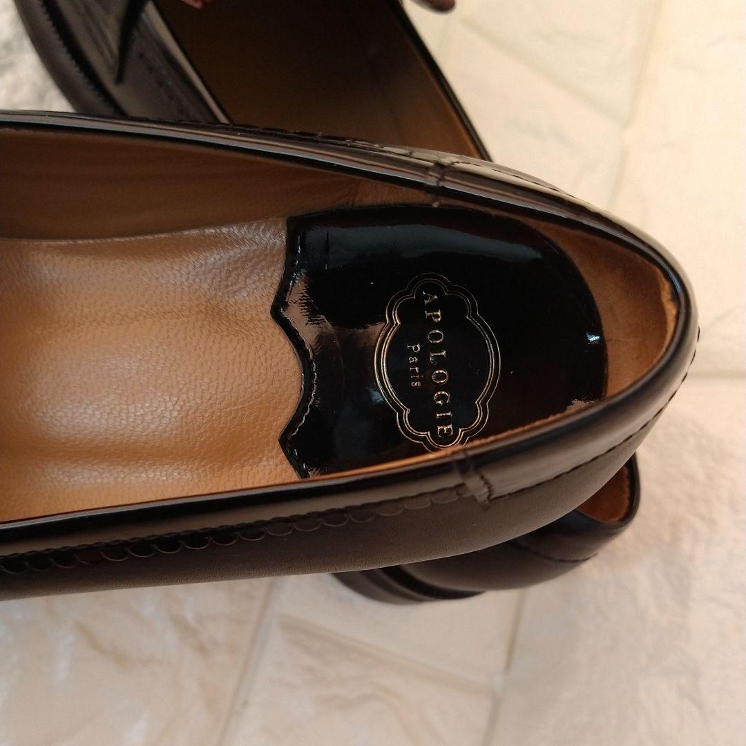 APOLOGIE タッセルローファー 小物などお買い タッセル ローファー APOLOGIE 37 ローファー/革靴
