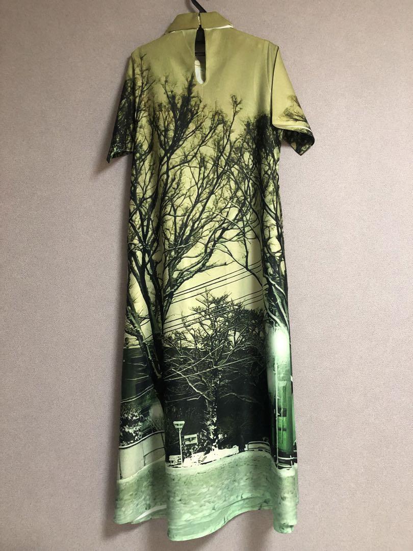 NON TOKYO「フレア袖フリースワンピース」 - evoluir