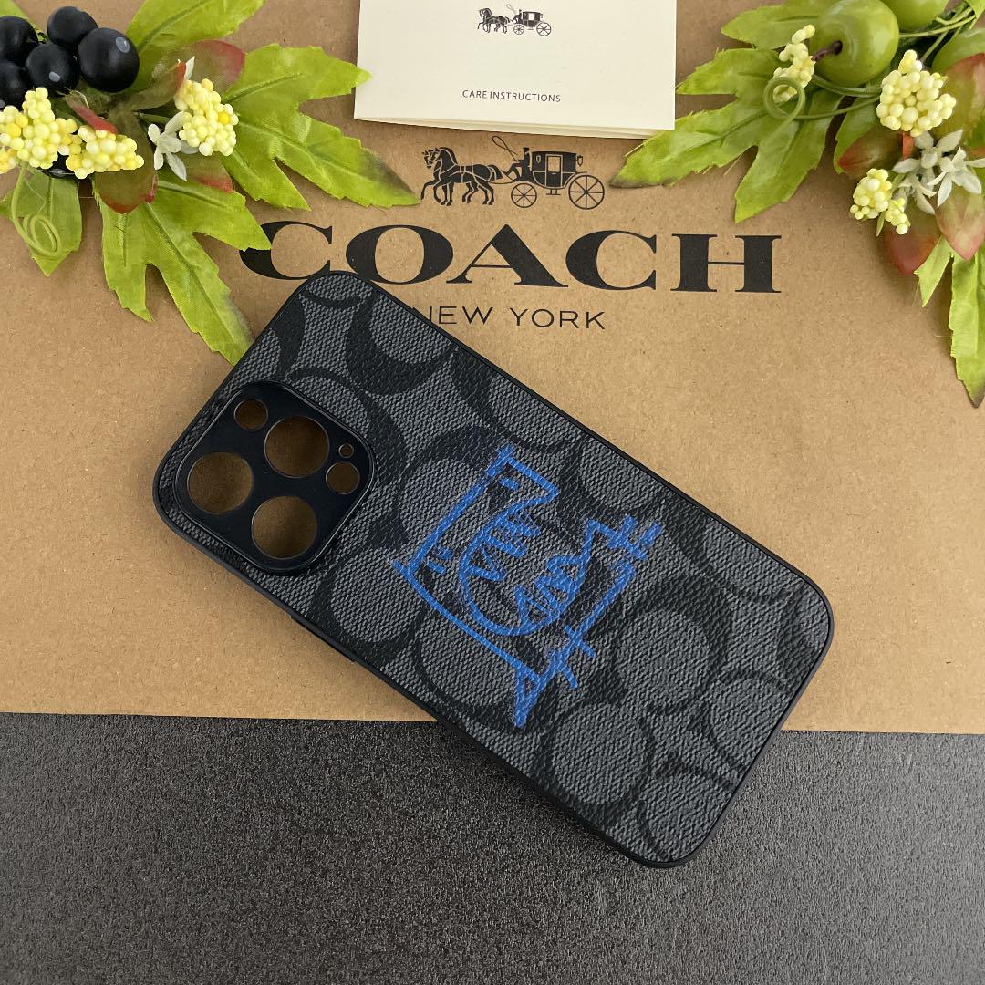 COACH コーチ &snoopy iPhone13proスマホケース