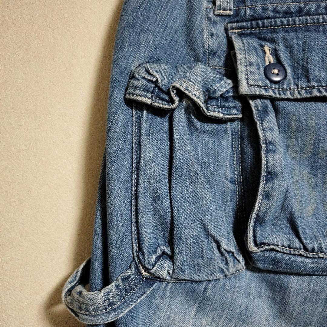 希少　アヴィレックス　モンキーパンツ　デニム　　M'zP　USNAVY 希少 アヴィレックス モンキーパンツ デニム 加工 M'zP USNAVY