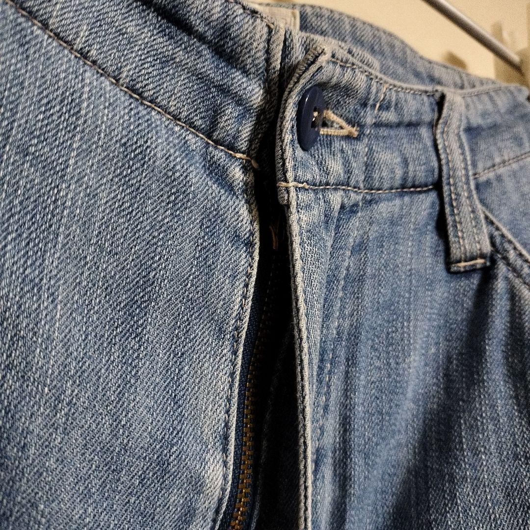 希少 アヴィレックス モンキーパンツ デニム 加工 M'zP USNAVY