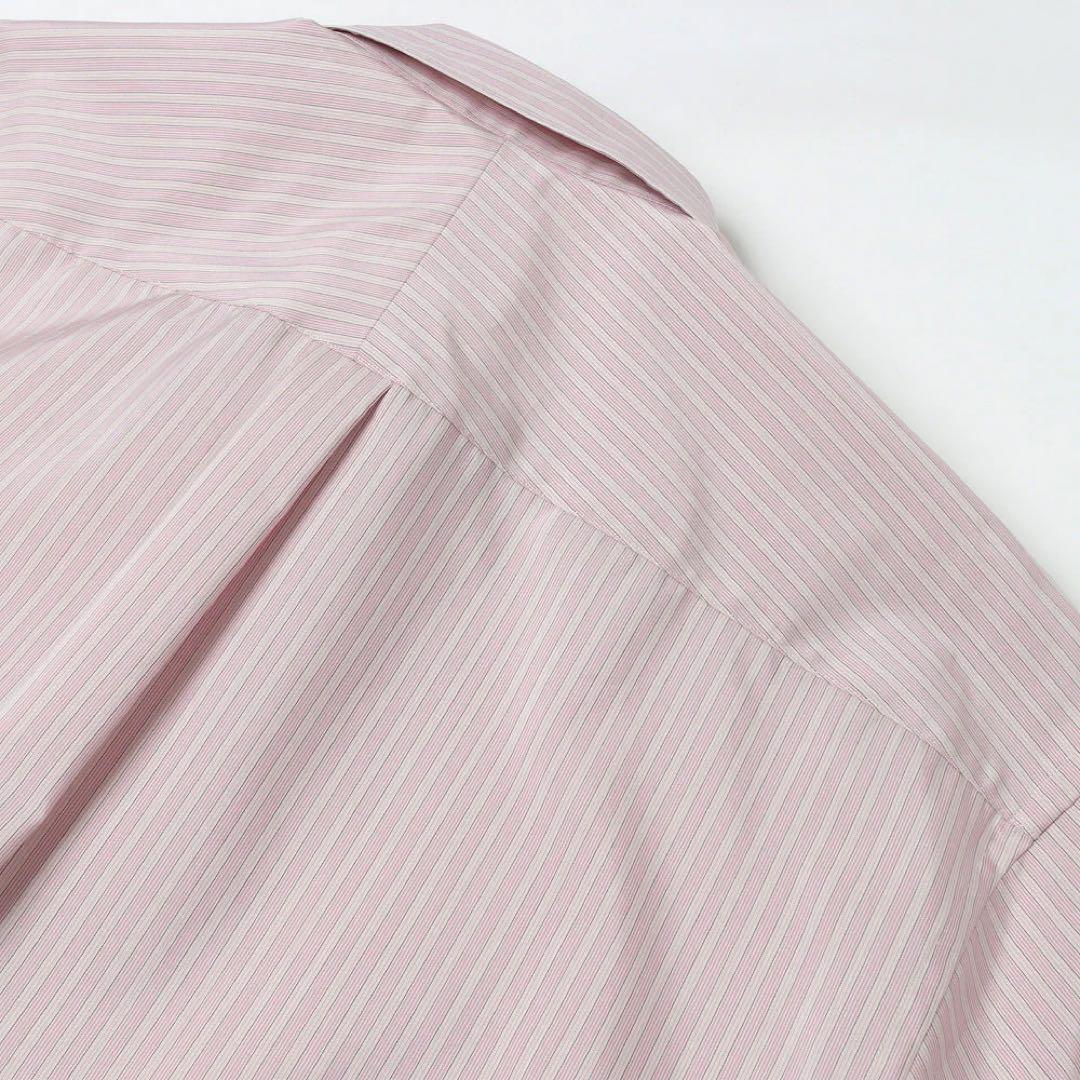 AURALEE FINX POLYESTER STRIPE SHIRT サイズ4