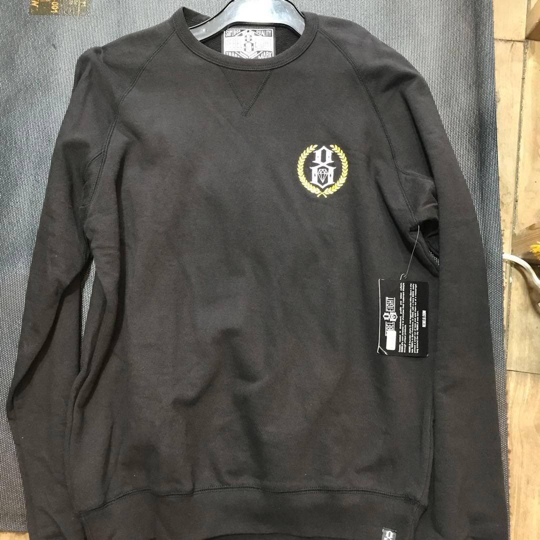REBEL EIGHT レベルエイト　ブラック スウェット S