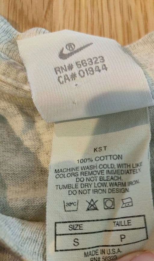 NIKE 90年代 space jam ジョーダン 白　USA製 トップス