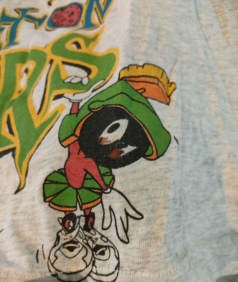 NIKE 90年代 space jam ジョーダン 白　USA製 トップス