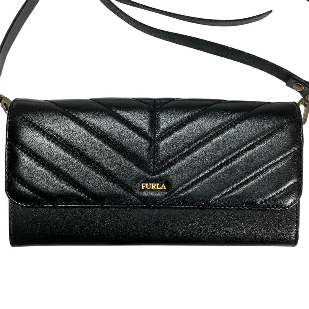 未使用級 極美品 FURLA フルラ ショルダーウォレット ポーチ