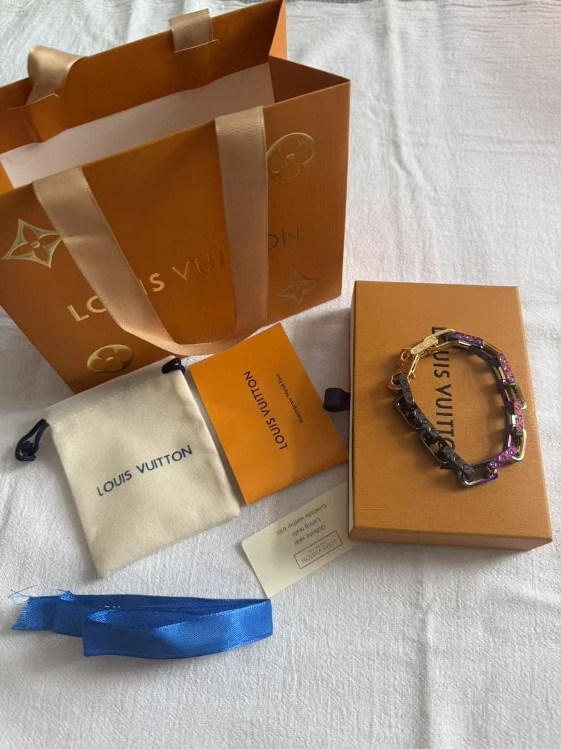 【最高級美品CI】 チェーンブレスレット マルチカラー