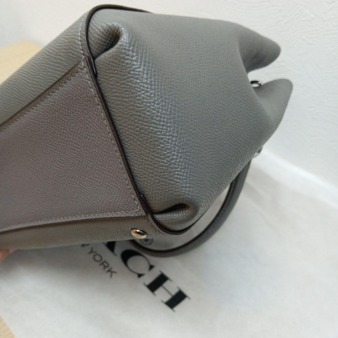 COACH コーチ 2way バッグ ショルダーバッグ スタッズ グレー