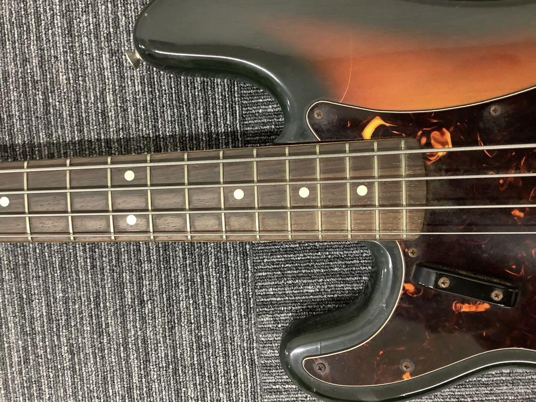 【ジャンク品】Fernandes REVIVAL エレキベース 革製ケース付き