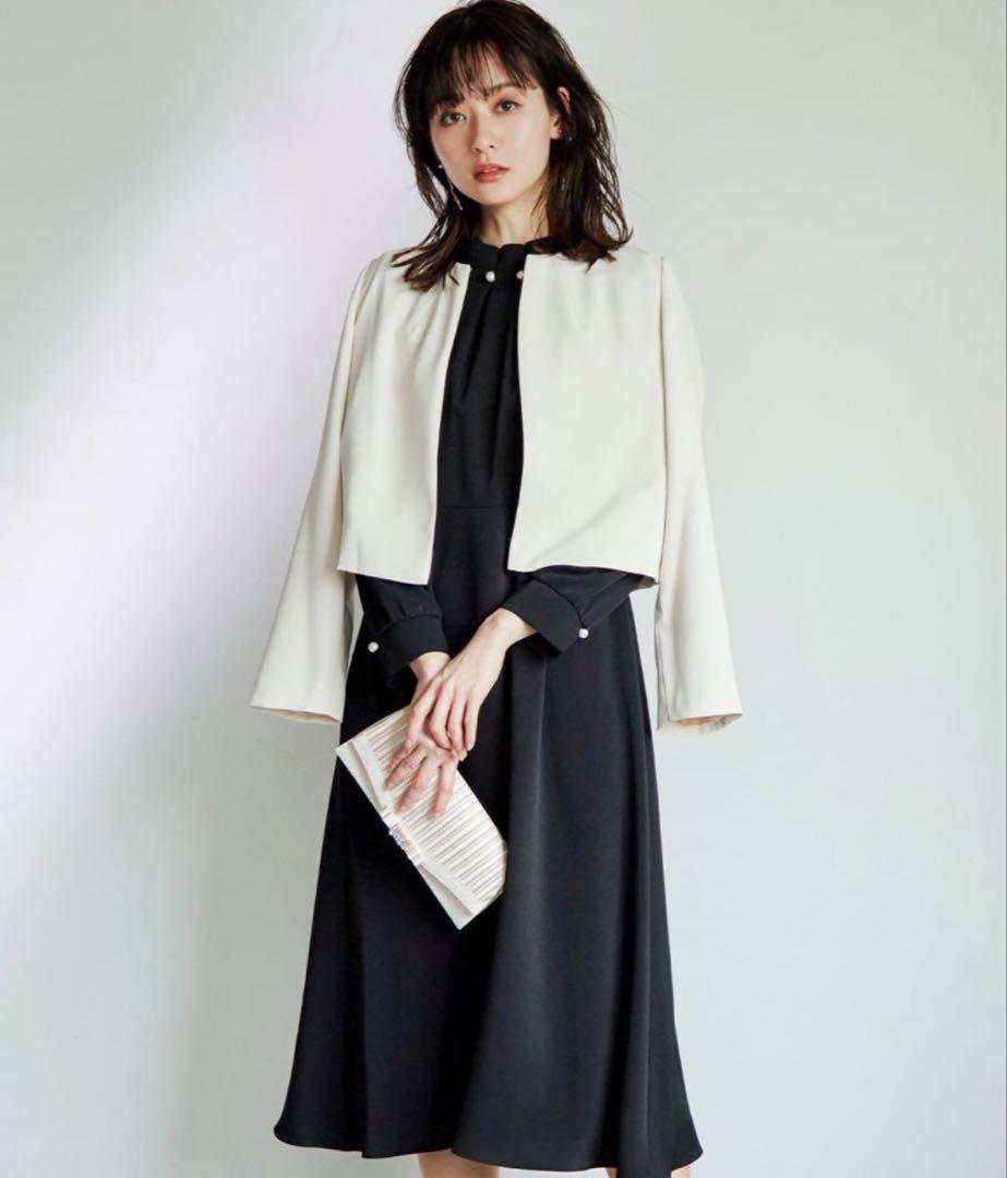 【新品・未使用・タグなし】niana タックパールワンピース