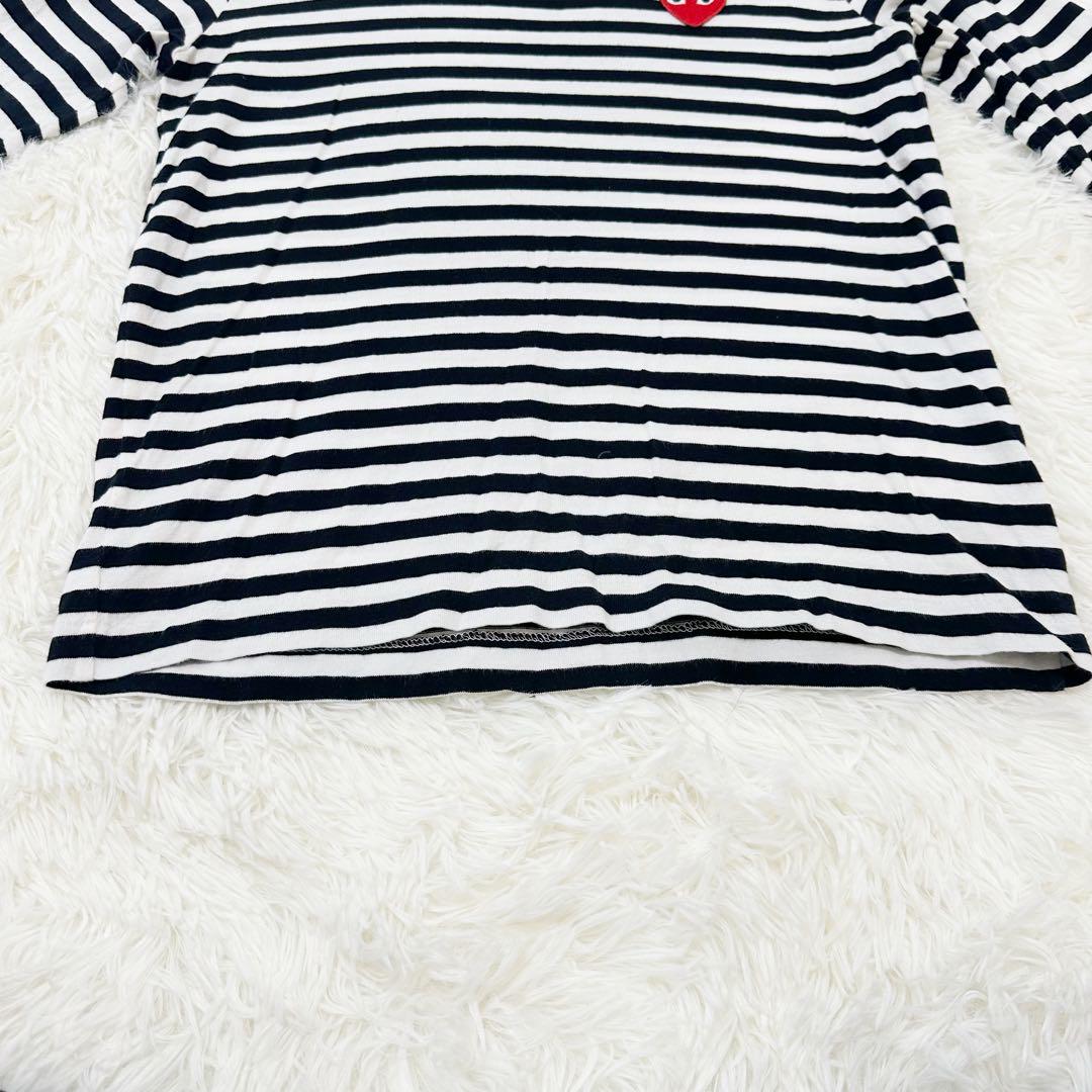 Tシャツ 黒白長袖