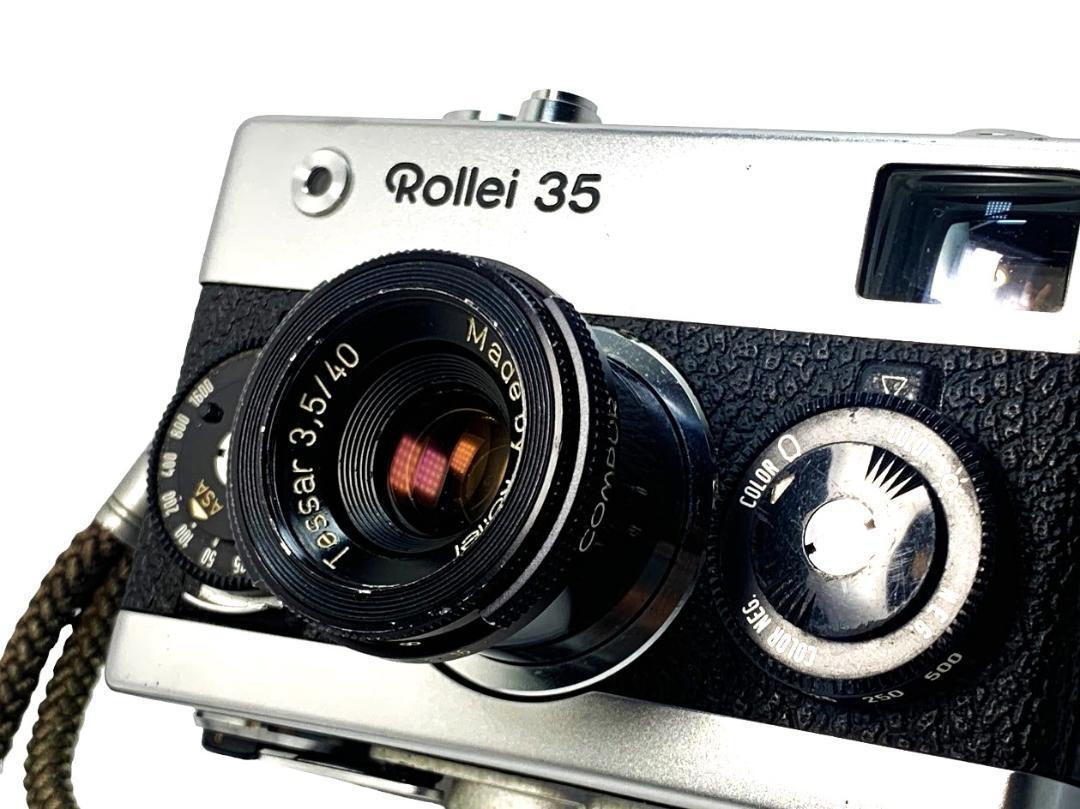 ローライ Rollei35 シンガポール製　シルバーストラップ付  E27