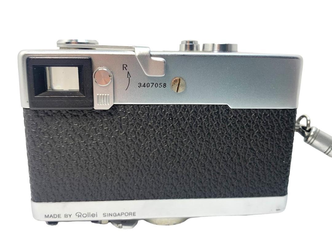 ローライ Rollei35 シンガポール製　シルバーストラップ付  E27