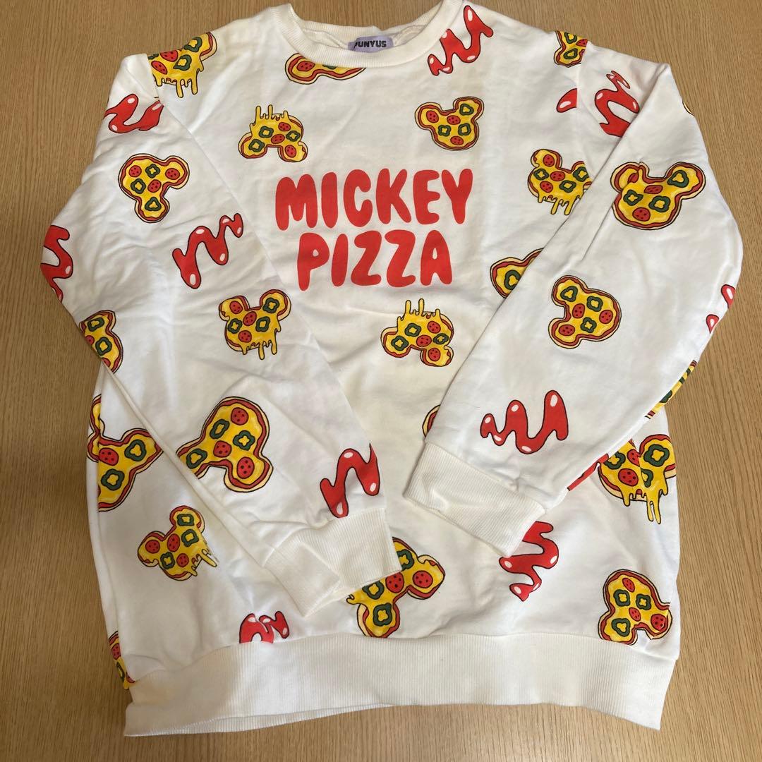 美品☆PUNYUS ミッキーピザ トレーナー 美品☆PUNYUS ミッキーピザ トレーナー