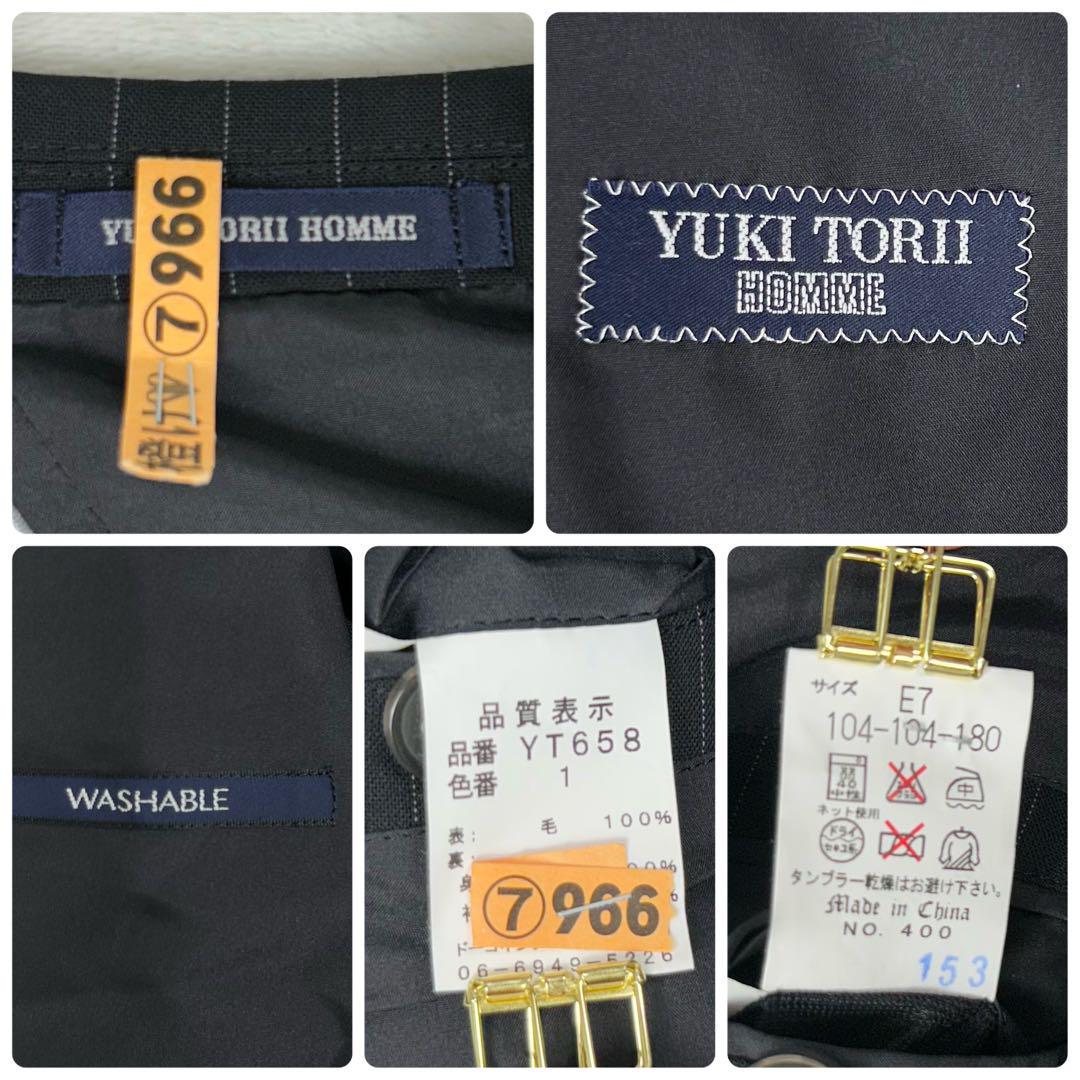 美品☆ユキトリイオム ビジネススーツセットアップ ウォッシャブル 大きいサイズ