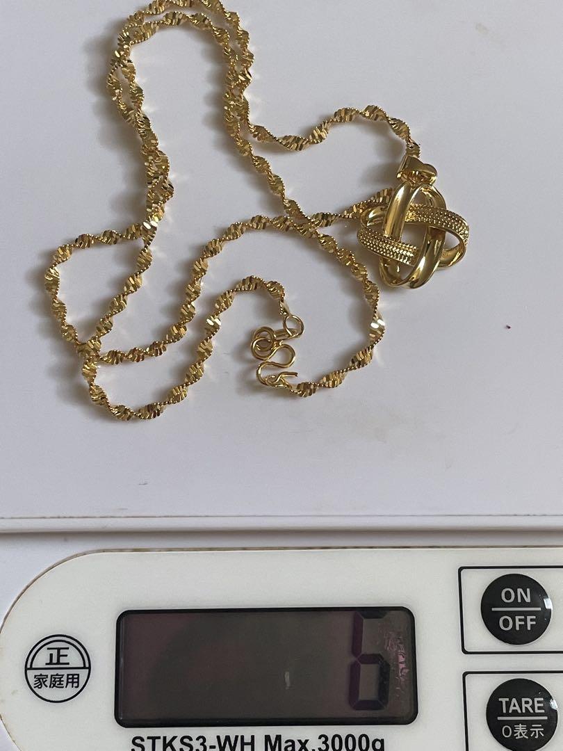 999純金 刻印あり ネックレス