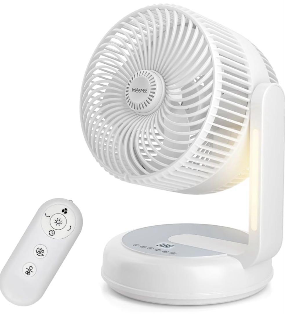 【新品未使用】 サーキュレーター 二重ファン アロマ マイナスイオン 空気浄化