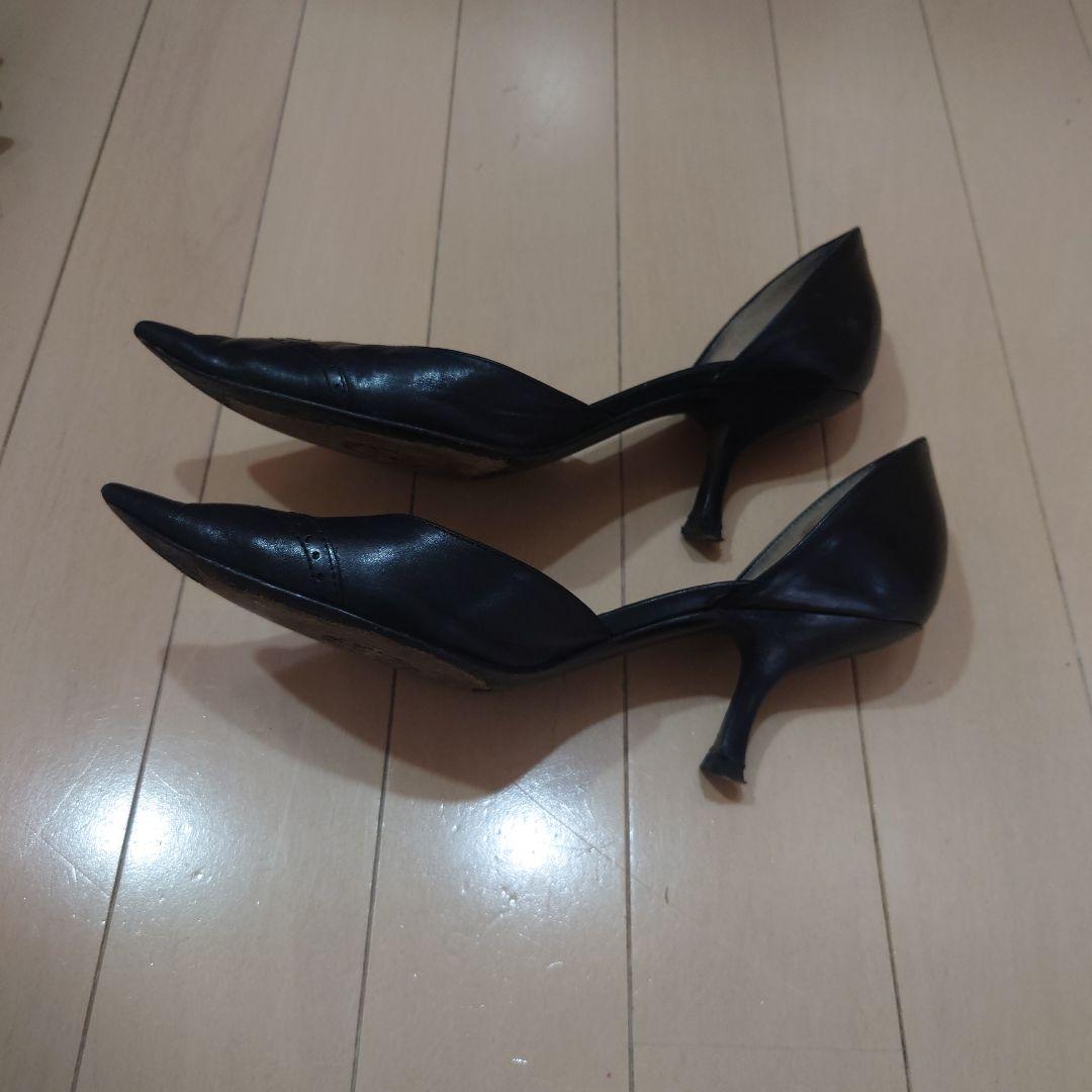 EMPORIO ARMANI パンプス 黒 4105123G0013 エンポリオアルマーニ パンプス