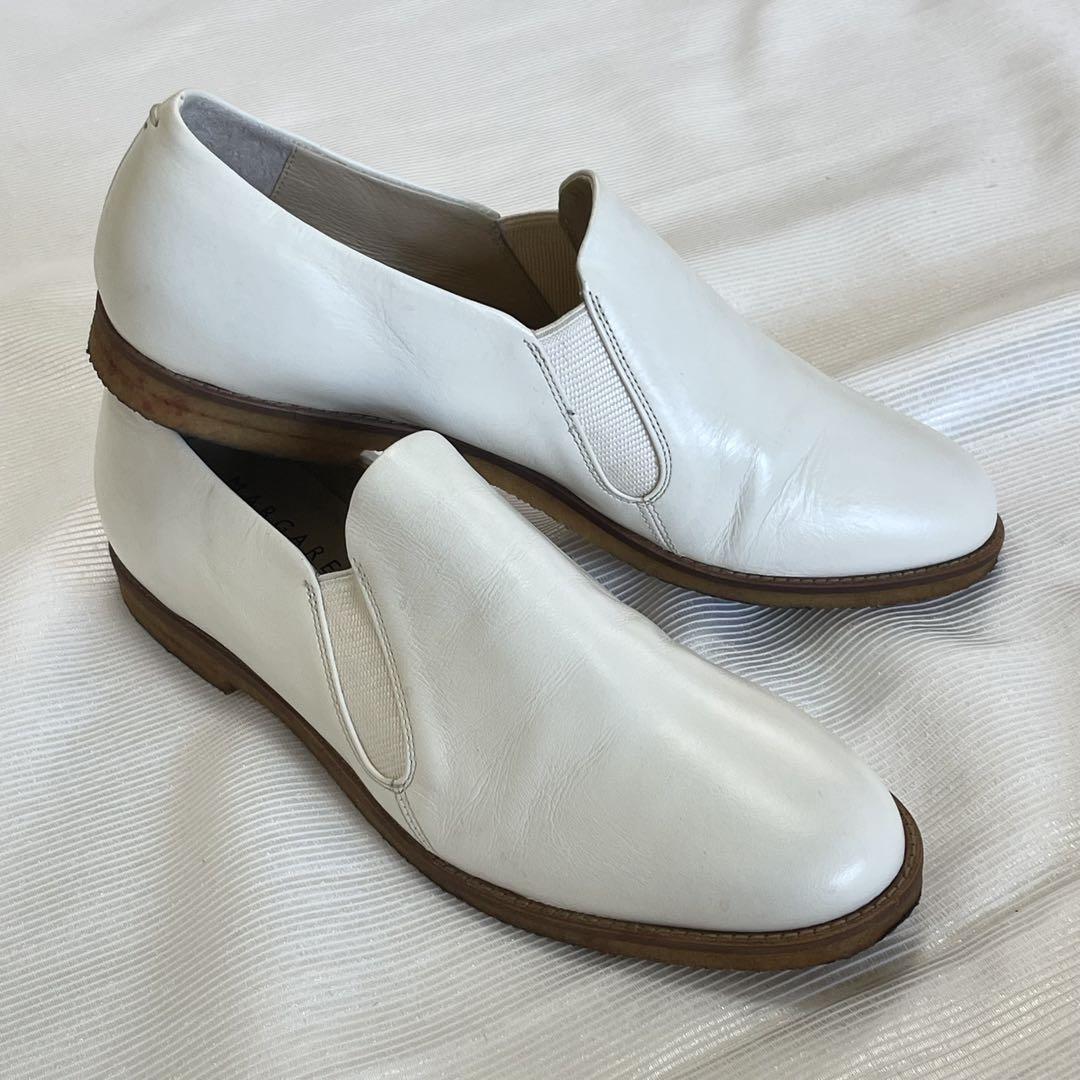 美品 マーガレット・ハウエル アイデア　カッターシューズ スリッポンシューズ