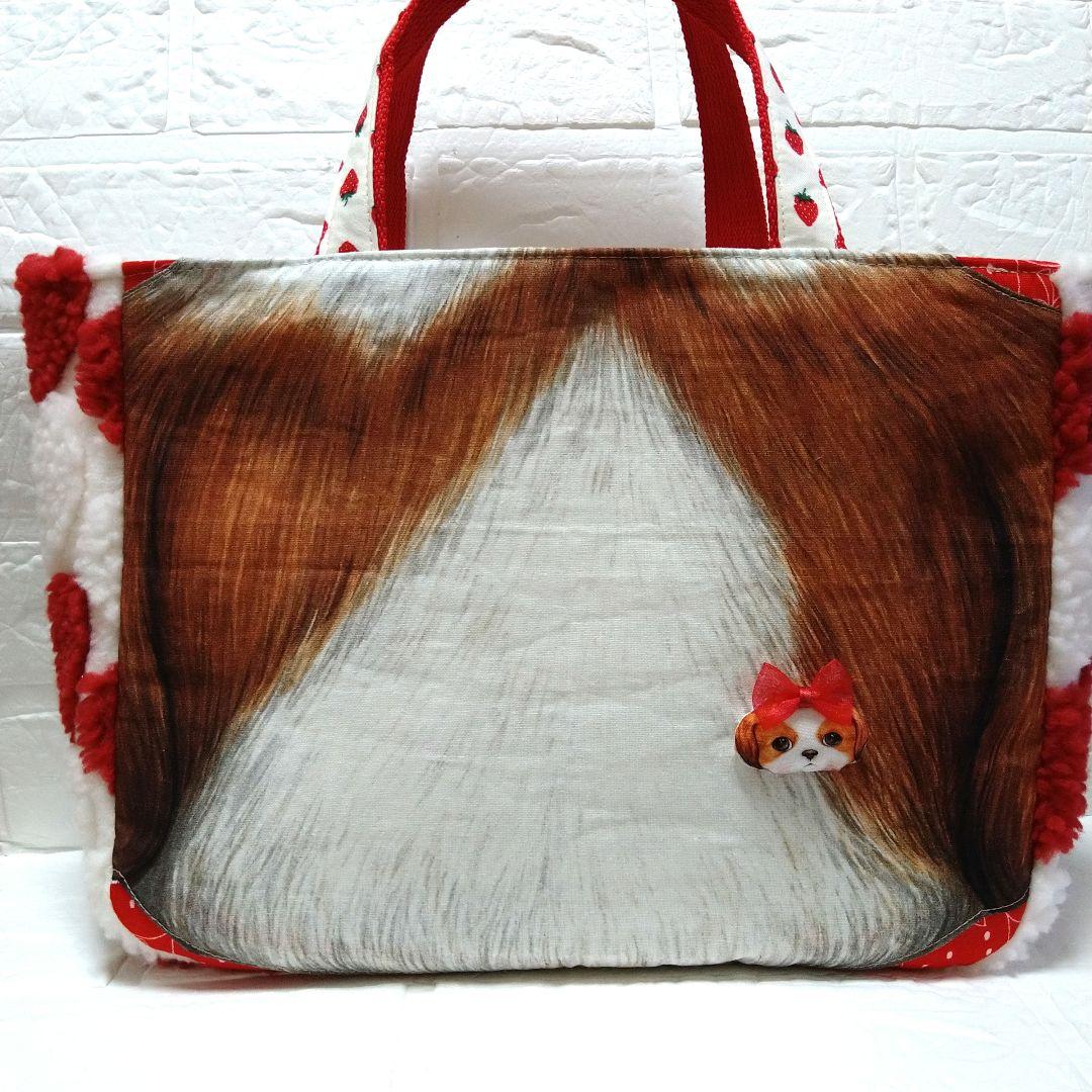 か*ち様 コヤンイサムチョン☆横長トートバッグ　ビッグフェイスアンコちゃん　ハー か*ち様 コヤンイサムチョン☆横長トートバッグ ビッグフェイスアンコ