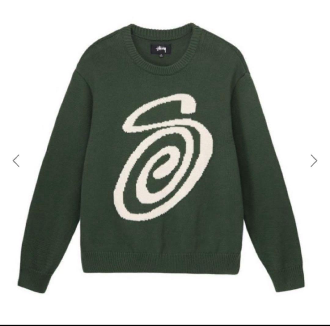 早い者勝ち）Stussy curly S sweater sサイズ