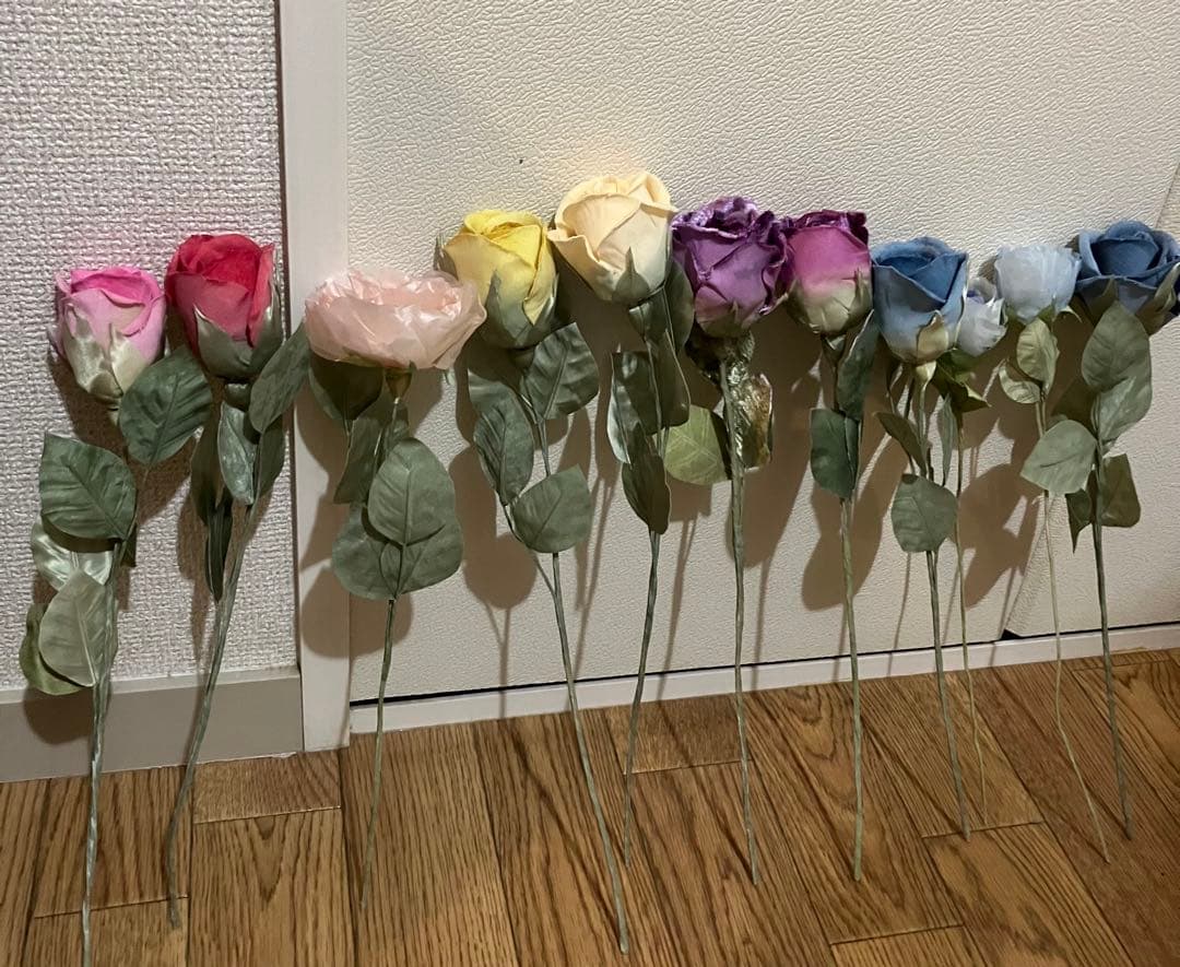 11本　ハンドメイド アートフラワー 手作り 手づくり 造花 花 母の日 お祝い
