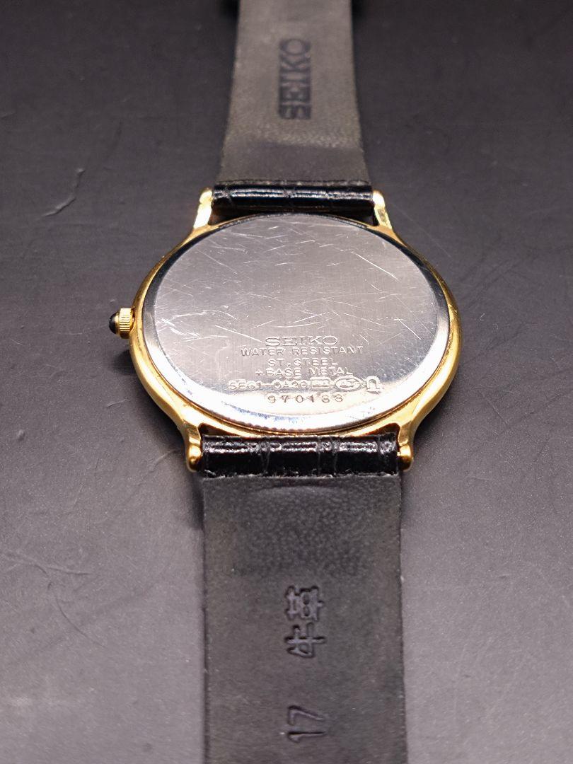 比較的美品！SEIKO DOLCE 5E61-0A20 電池・パッキン交換済み！