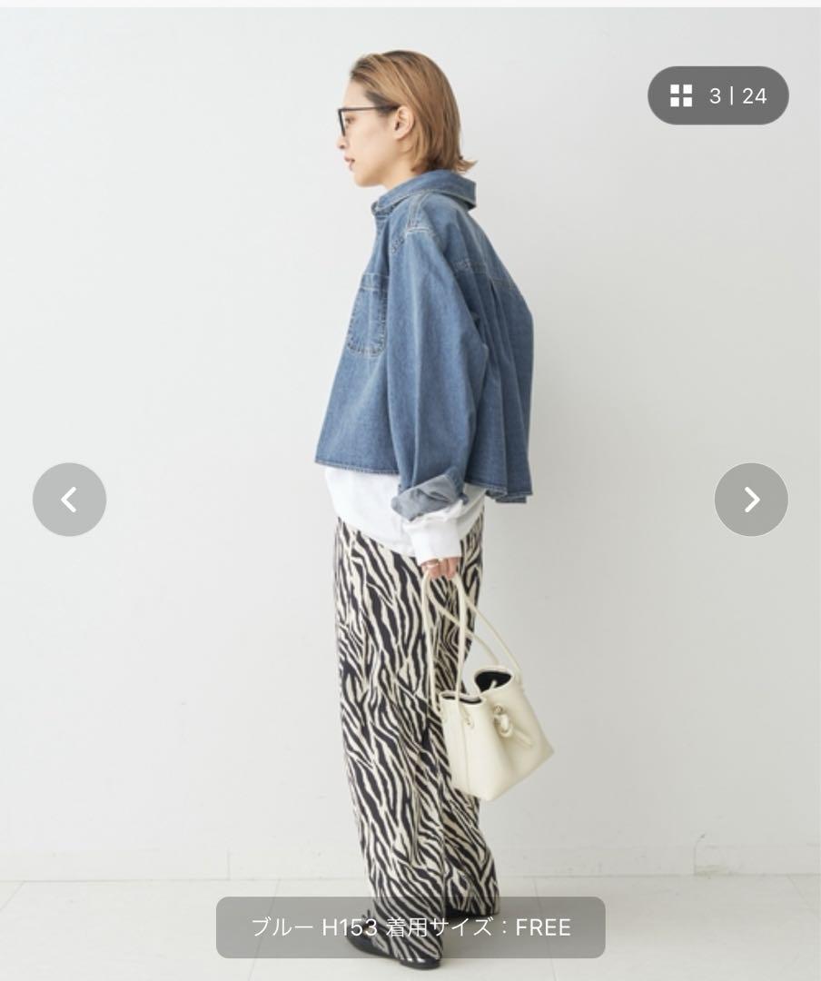 Spick &Span ショートデニムシャツ - レディース