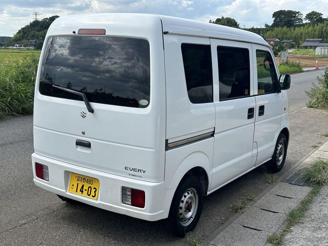 即納❗️H24エブリィ4WD車検令和8年8月軽配送バンライフにおすすめ
