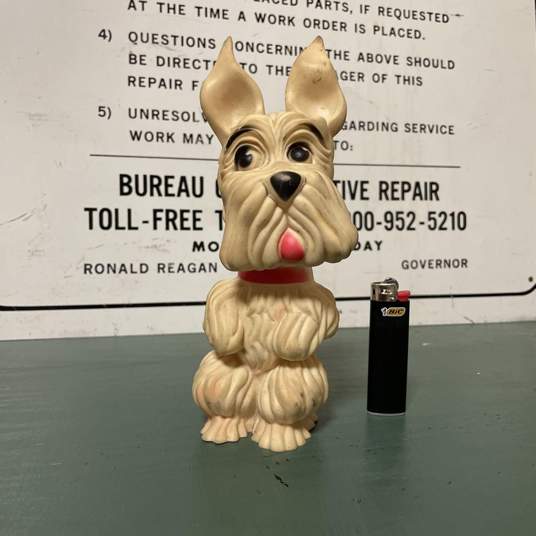 50's U.S.A ヴィンテージ スコティッシュテリア犬 スクイーズトイ