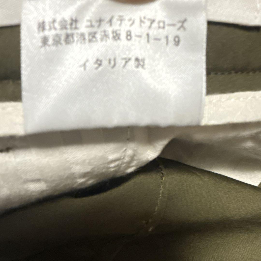 CELLAR DOOR コットン 2プリーツパンツ