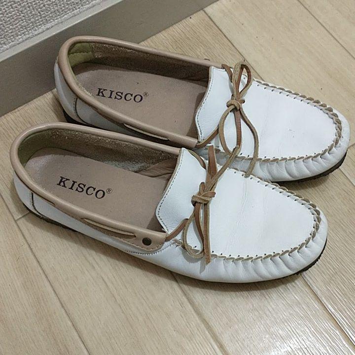 値下げ!KISCO オシャレな革のローファー 38
