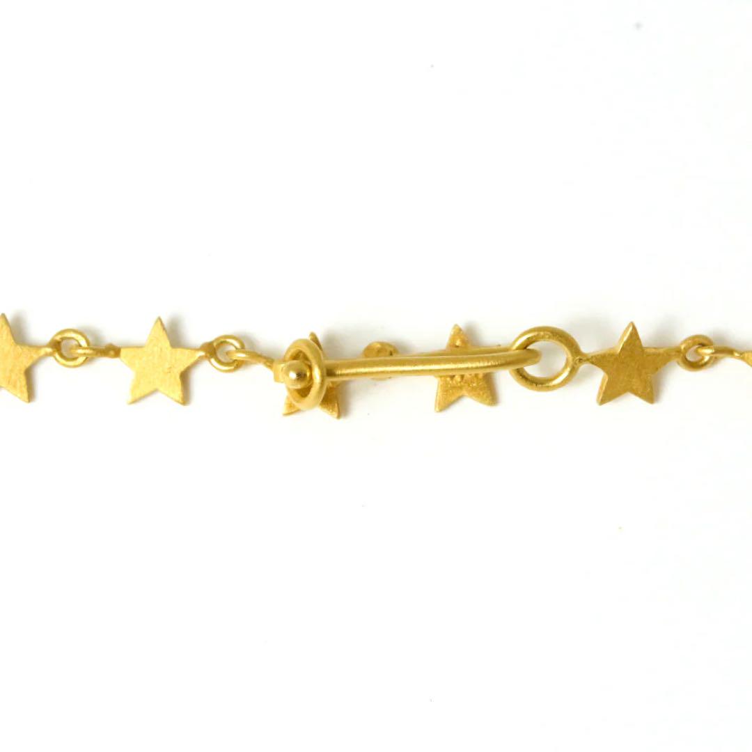 パイエットネックレススター22k YG