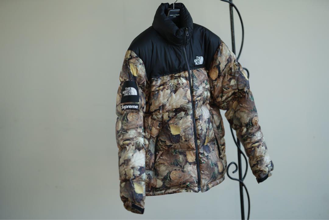 16aw 美品 国内正規 supreme NORTH FACE 枯葉 ヌプシ