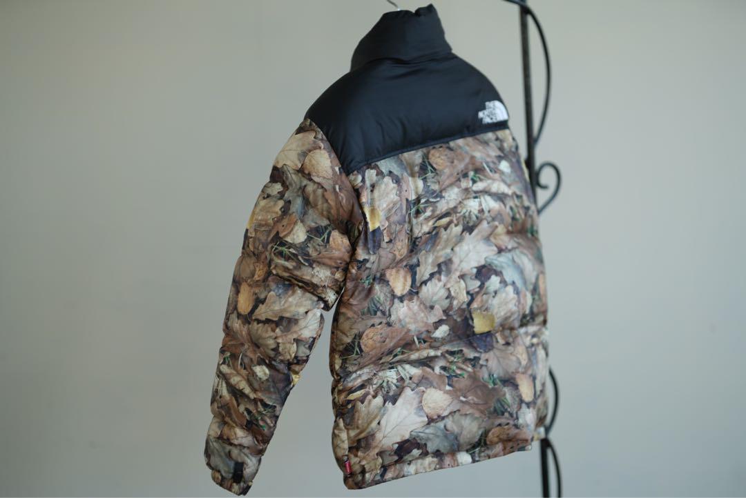 16aw 美品 国内正規 supreme NORTH FACE 枯葉 ヌプシ