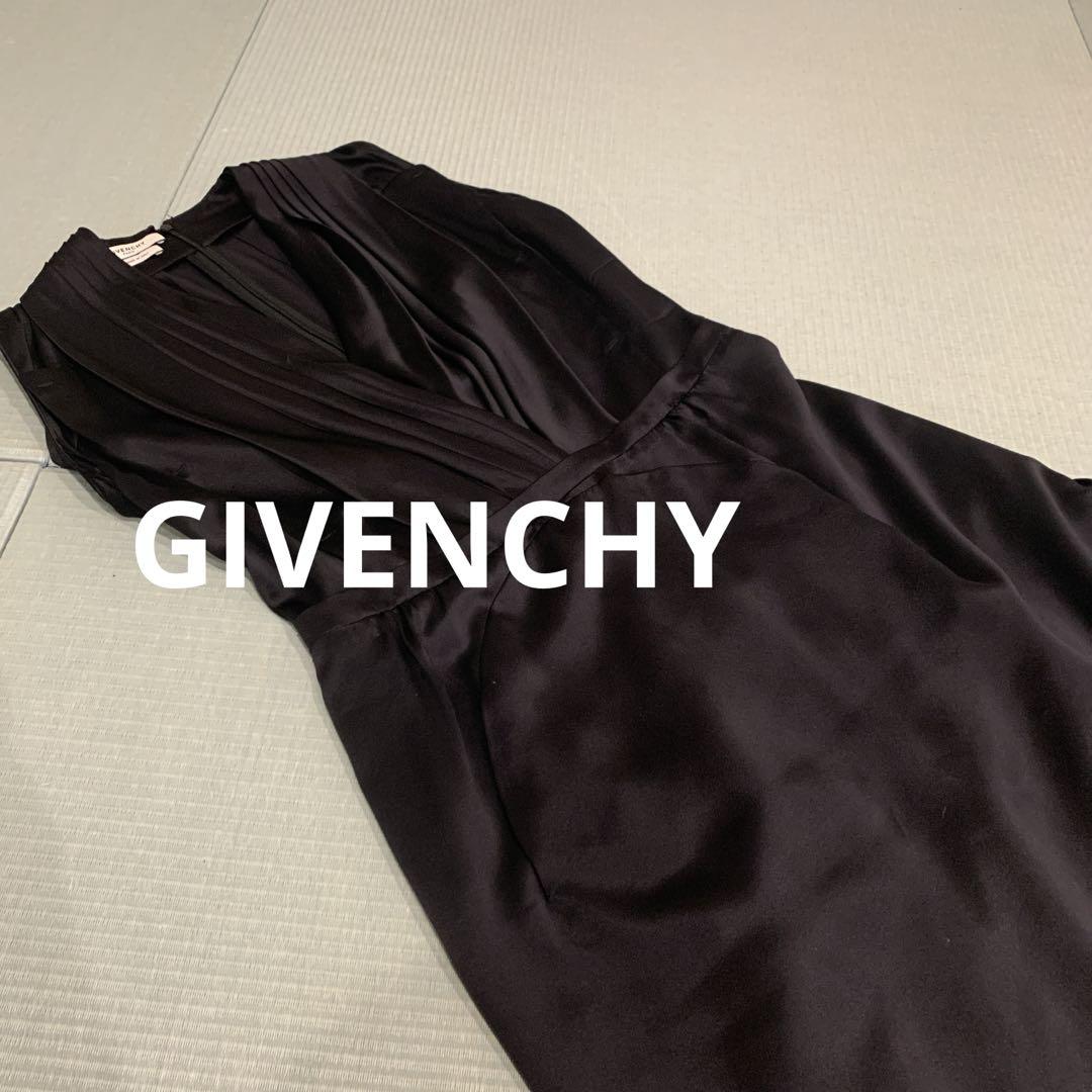 GIVENCHY シルク ワンピース ブラック
