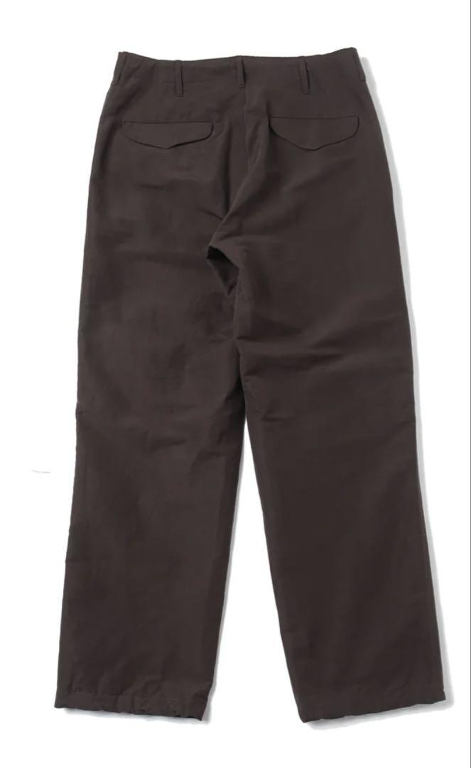 パンツ AURALEE HIGH DENSITY FINX LINEN PANTS 3 Namu Shop - Auralee High Density Finx Linen Weather Pants