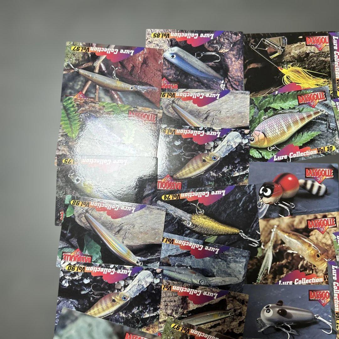 ルアートレカ　バスコレ'97 ルアーカード　まとめ売り　90枚セット
