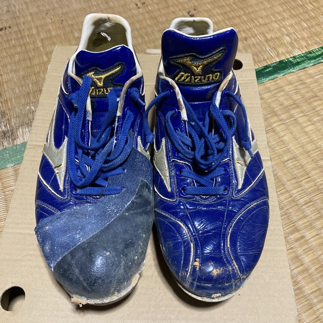 Mizuno Pro 野球スパイク ネイビー プロ支給 - メルカリ