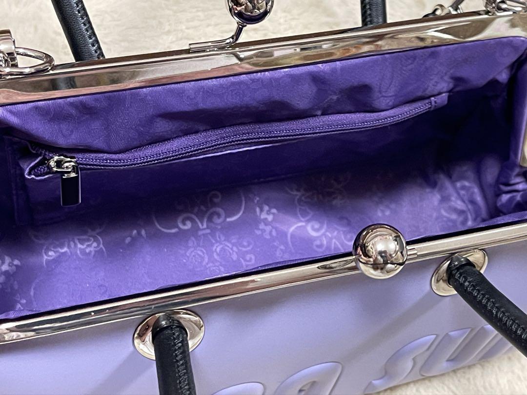 ANNA SUI ラベンダー がま口 ショルダーバッグ ANNA SUI ラベンダー がま口 ショルダーバッグ - メルカリ