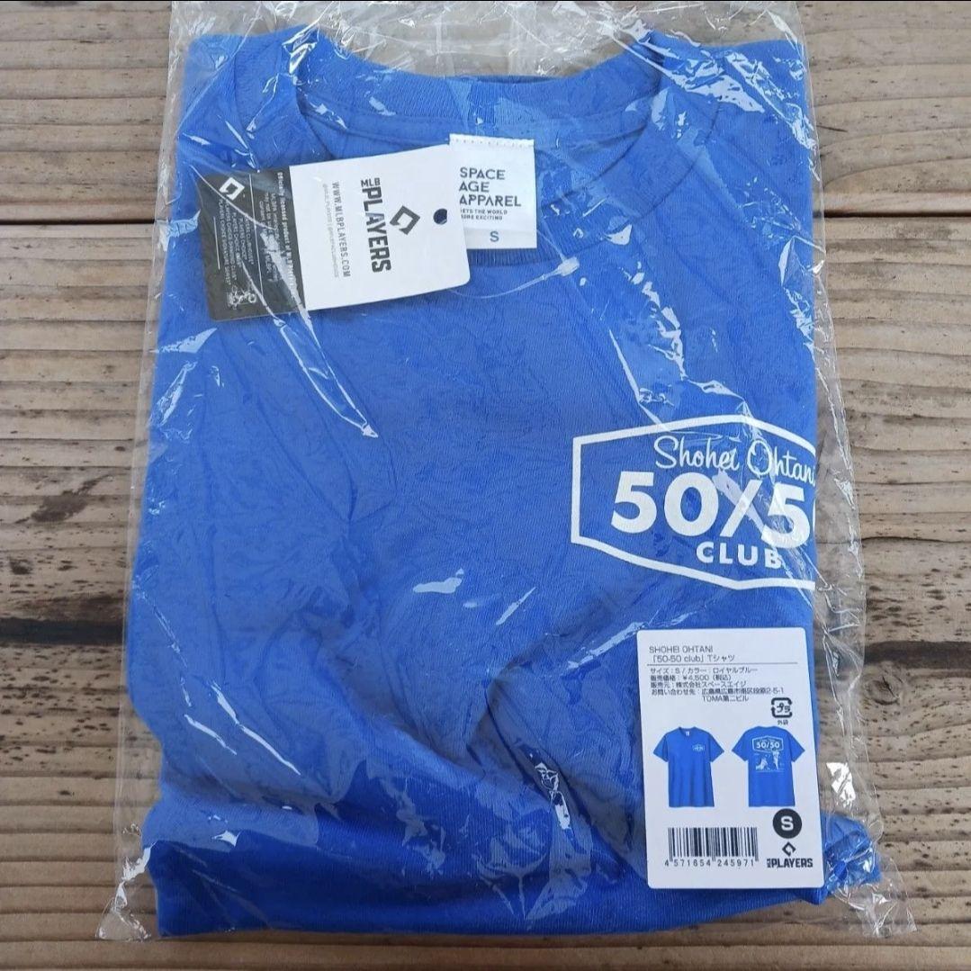 MLB 大谷 翔平 50-50 Club Tシャツ ブルー ドジャース 大リーグ