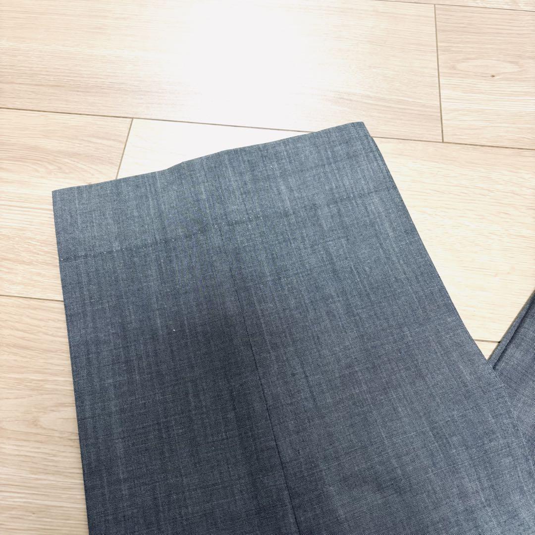 バーバリーブラックレーベル　スーツ　セットアップ　シルク　モヘヤ　グレー　38L