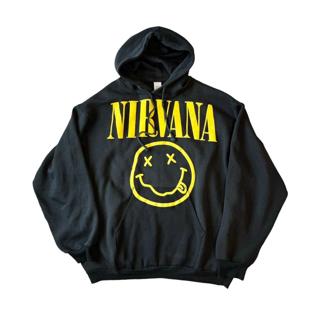 NIRVANA smile Hoodie パーカー ヴィンテージ ユーロ